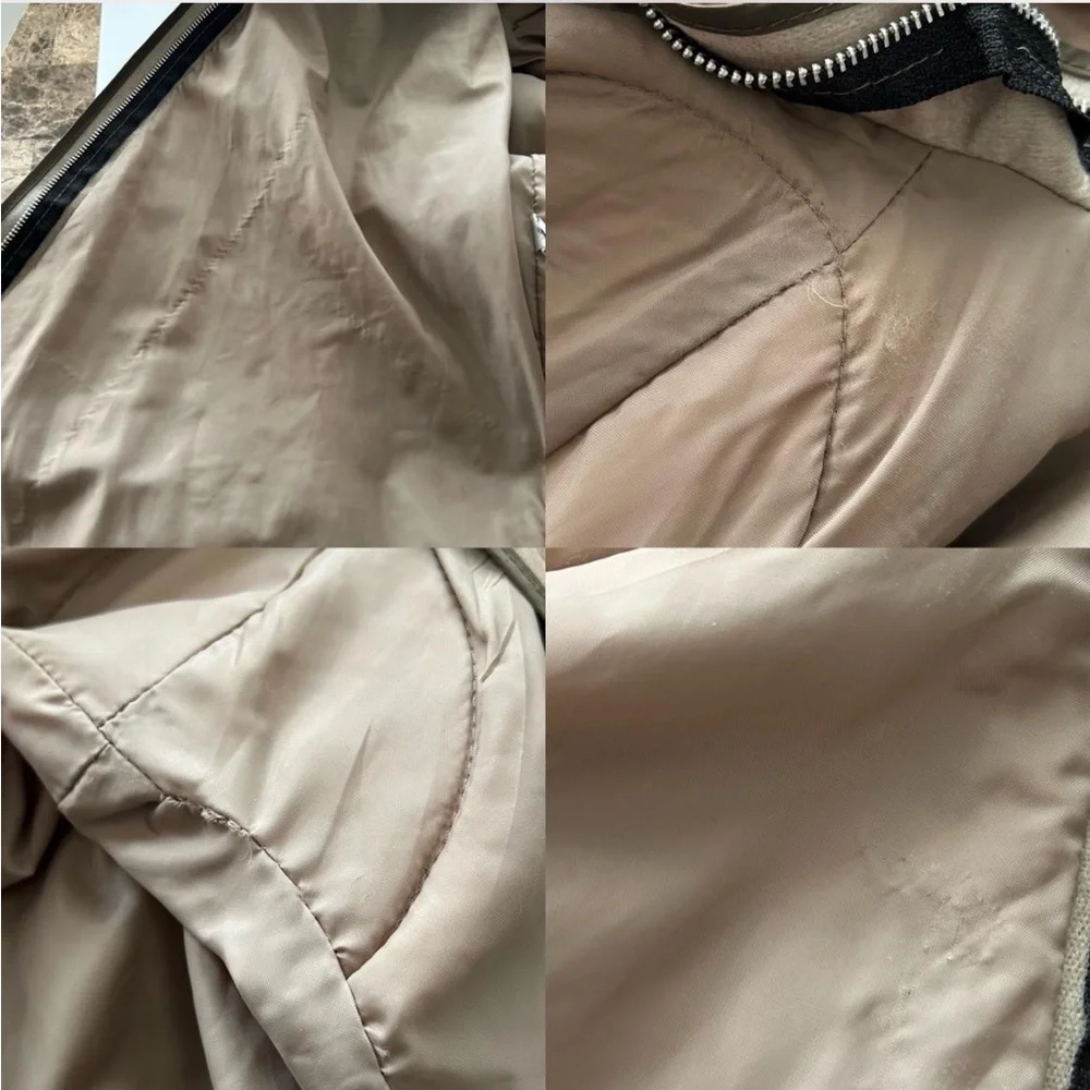 Vintage 1980s London Fog Trench Coat Brown size 14 - Picture 6 of 8